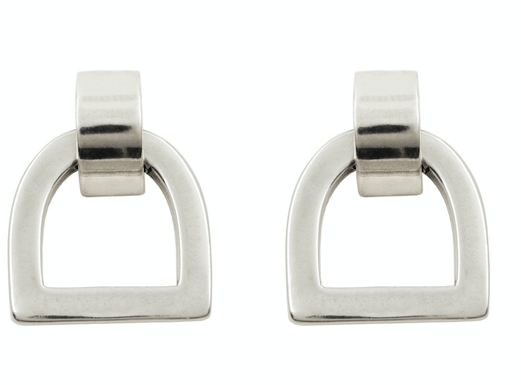 E0055MET CXC Silver Earring