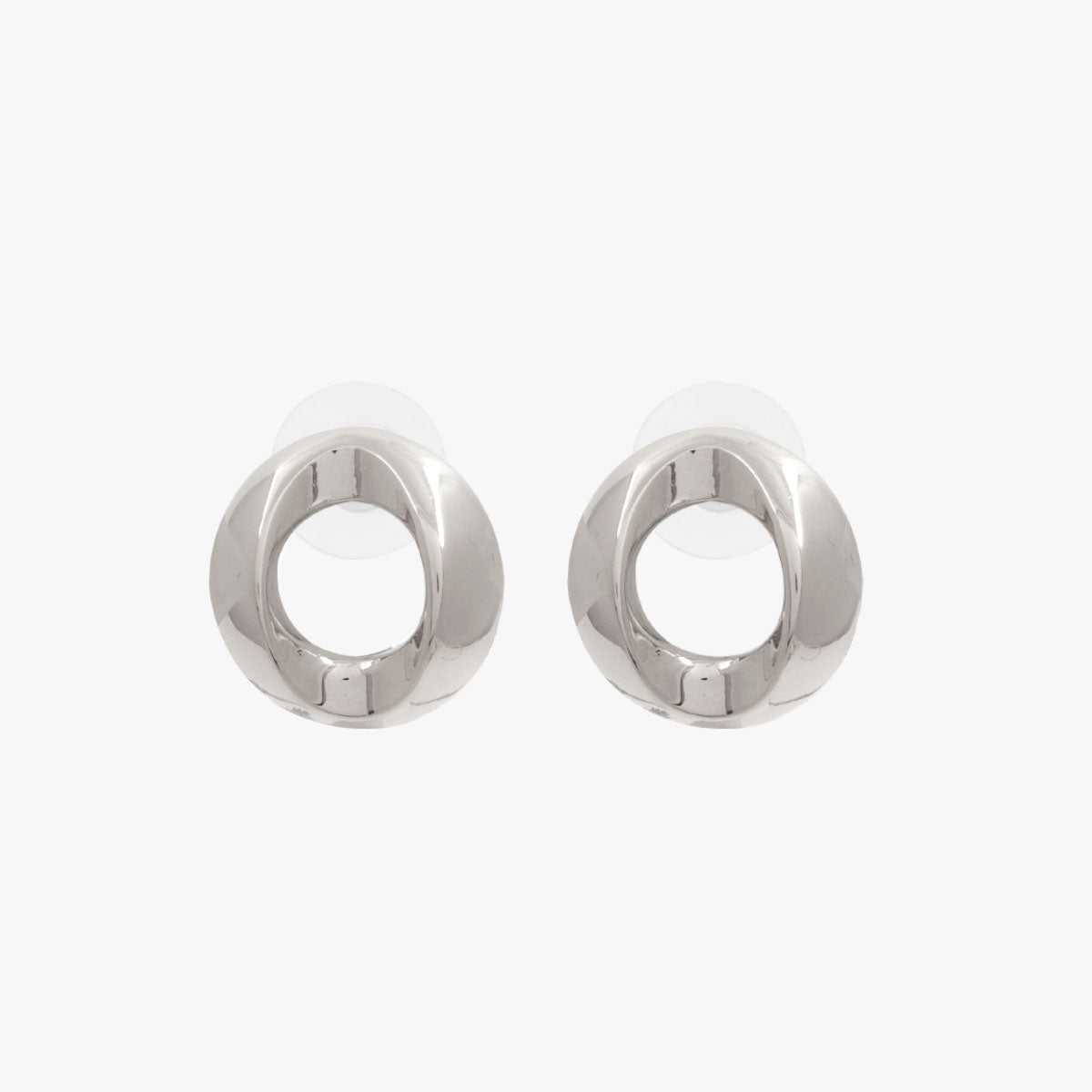 E0066 MET CXC Silver Earrings