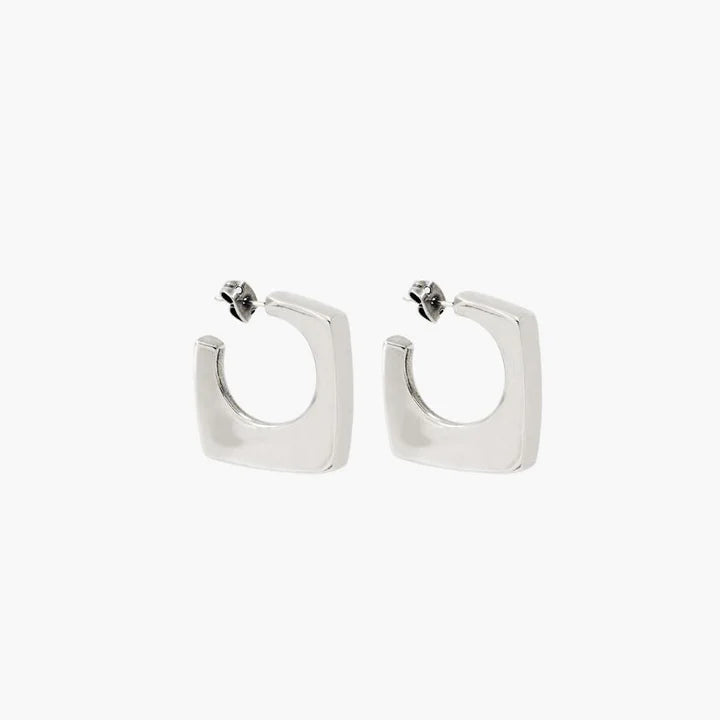 E0051MET CXC Silver Earring