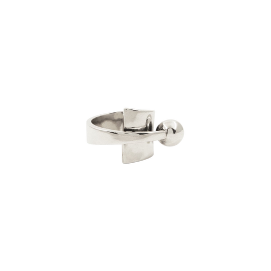 R0044 MET CXC Silver Ring